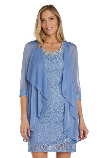 Short Jacket Mother of the Bride Dress by R&M Richards 2208