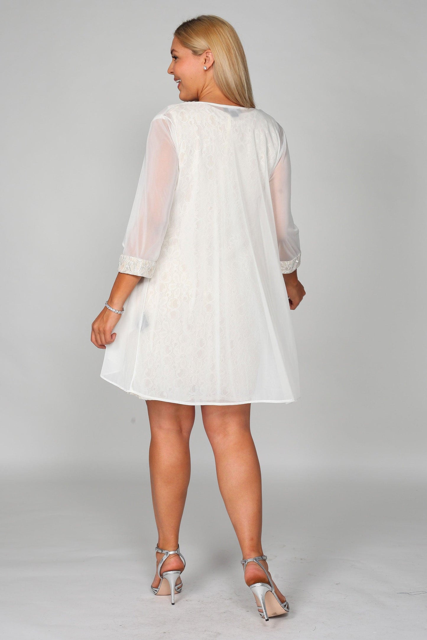 Short Jacket Mother of the Bride Dress by R&M Richards 2208
