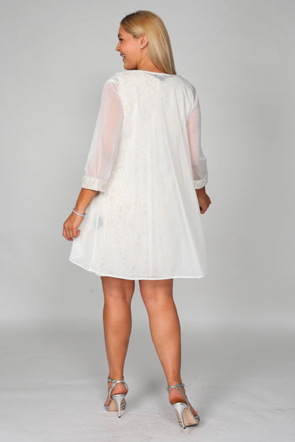 Short Jacket Mother of the Bride Dress by R&M Richards 2208