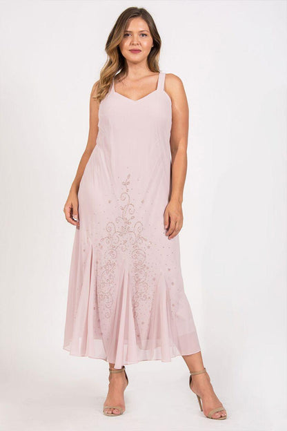 R&M Richards 358260 Plus Size Black Gown Evening Mother of the Bride