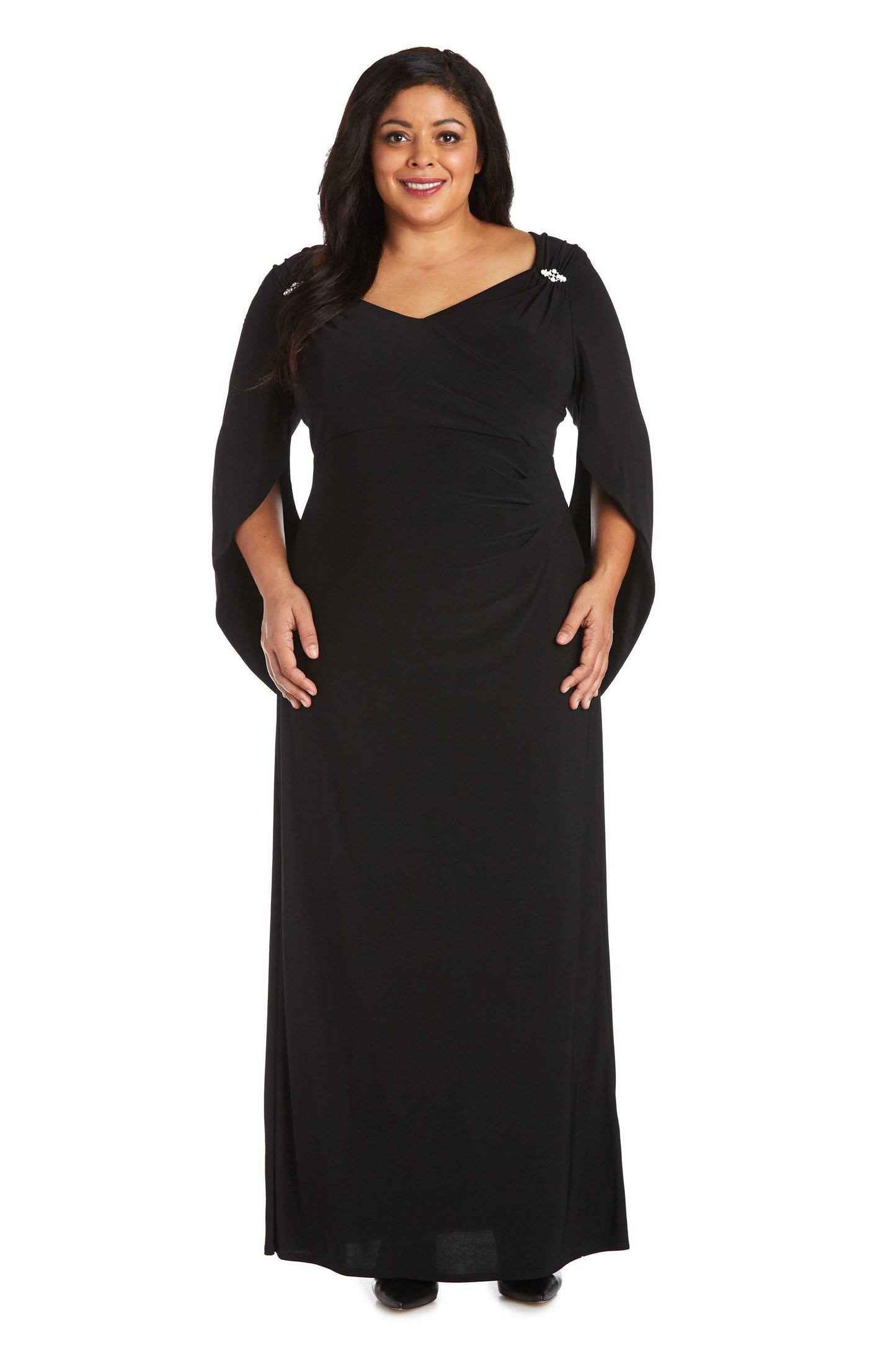Long Plus Size Dress Formal R&M Richards 5899W