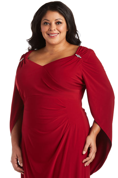 Long Plus Size Dress Formal R&M Richards 5899W