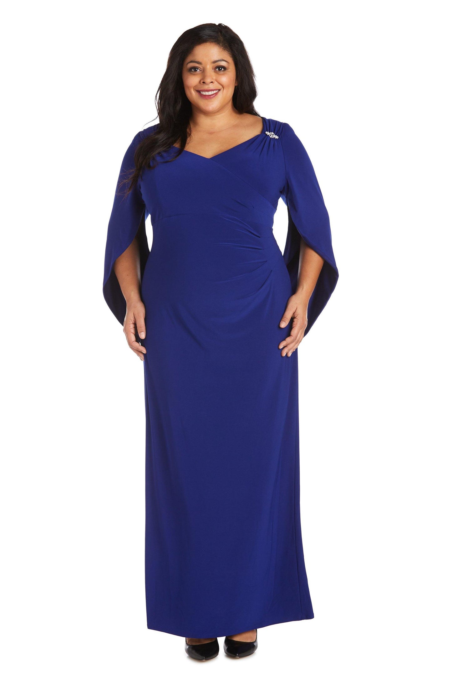 Long Plus Size Dress Formal R&M Richards 5899W