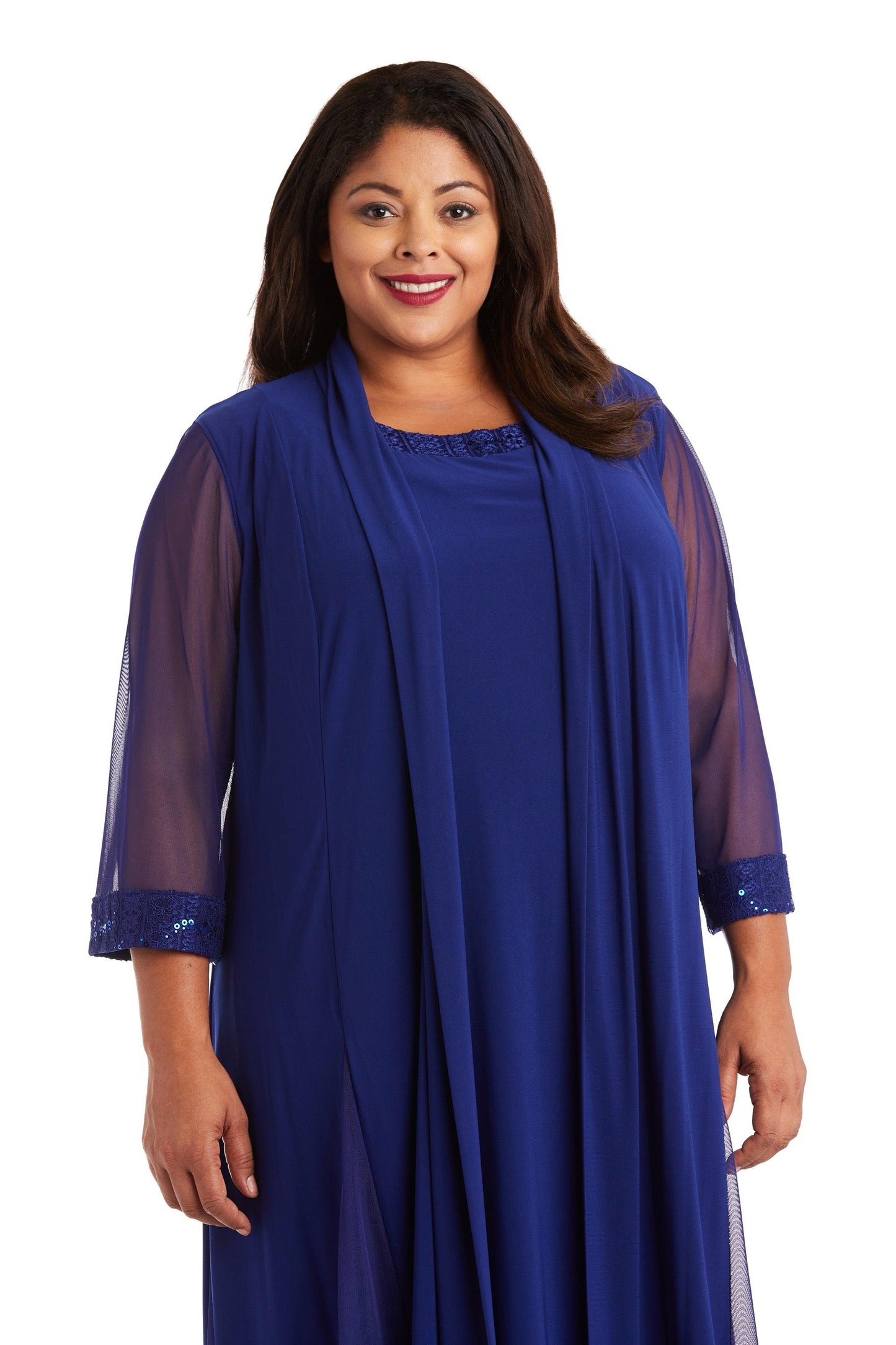 Plus Size Short Dress Jacket R&M Richards 3221W