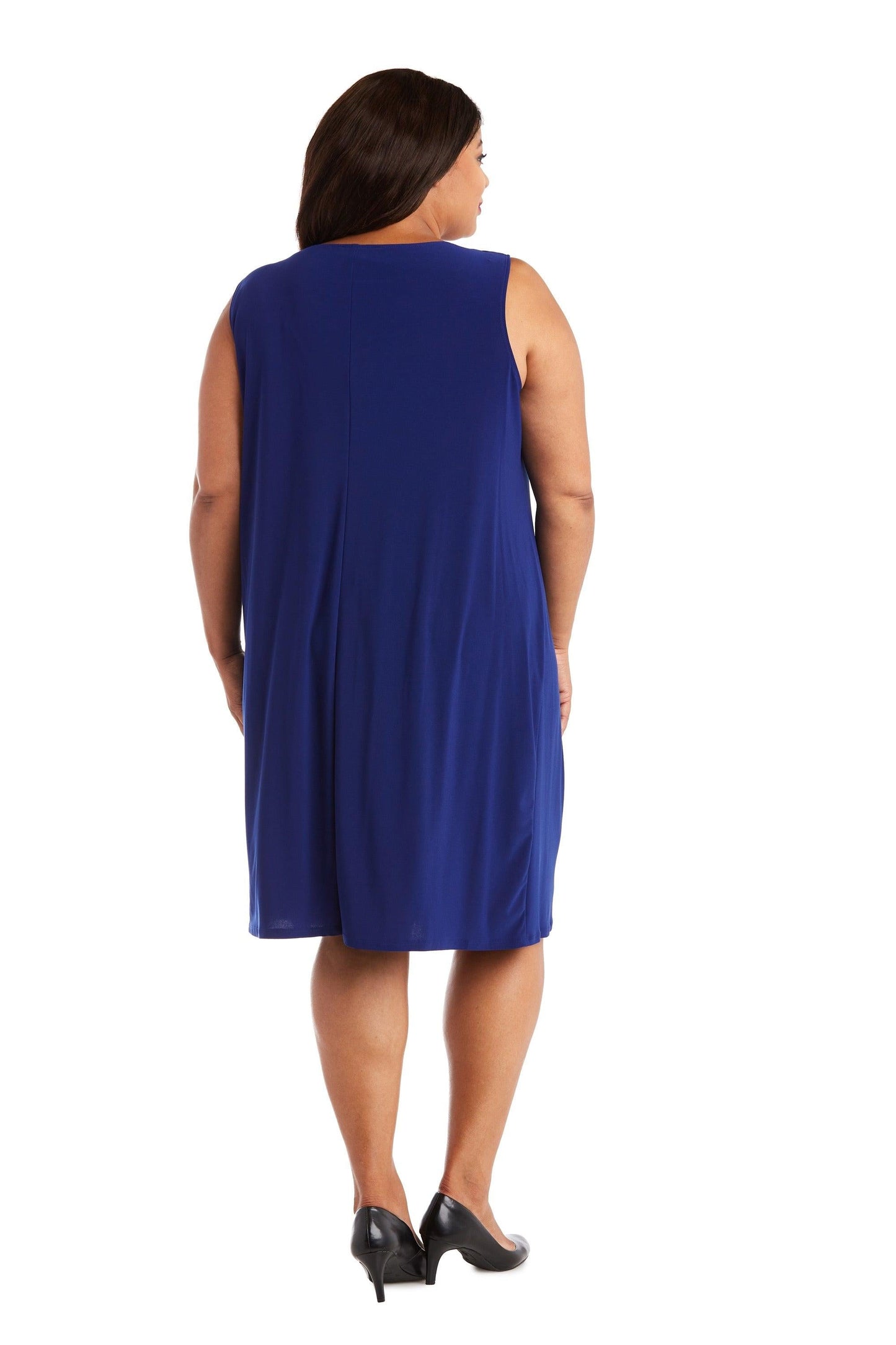 Plus Size Short Dress Jacket R&M Richards 3221W