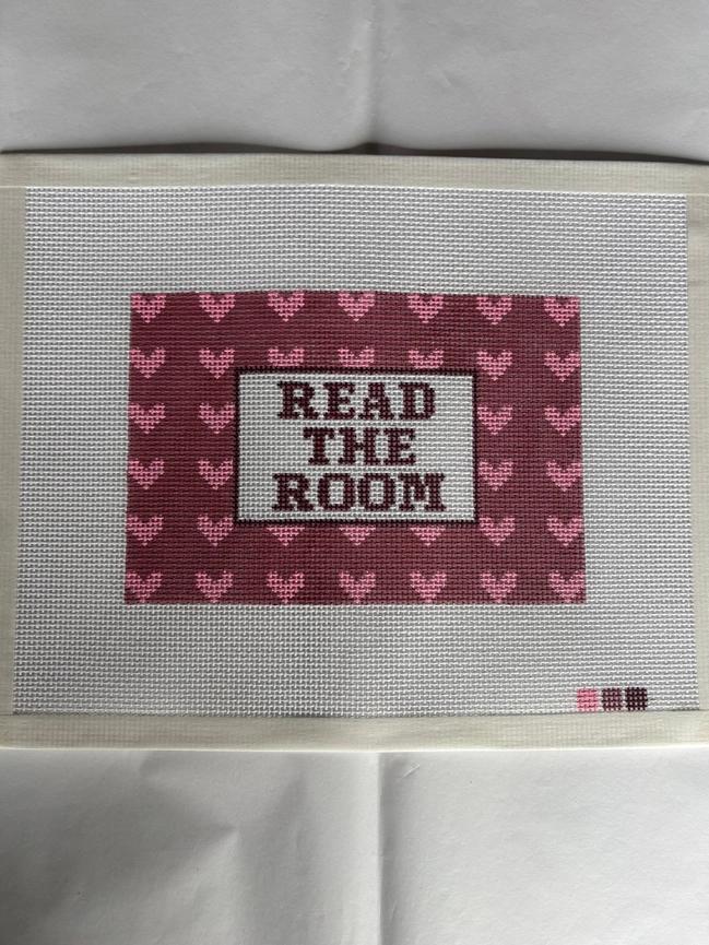 Read the Room Needlepoint Canvas 13 mesh