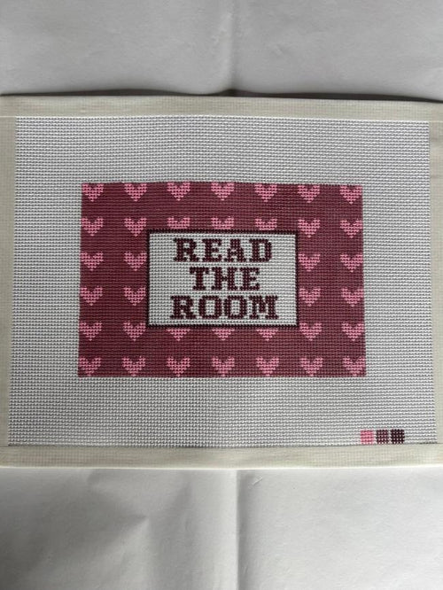 Read the Room Needlepoint Canvas 13 mesh