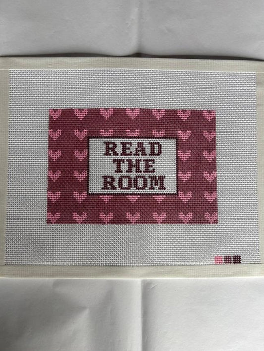Read the Room Needlepoint Canvas 13 mesh