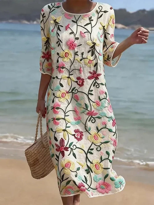 Rebecca | Floral Print Dress for Women