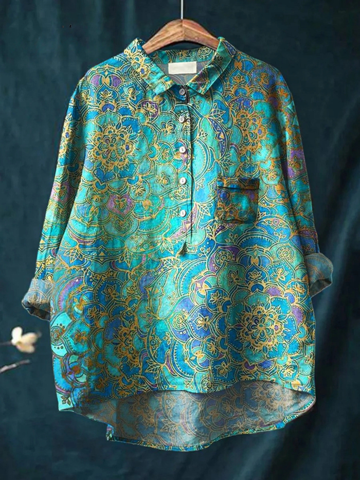 Roslyn | Women's Retro Art Casual Shirt