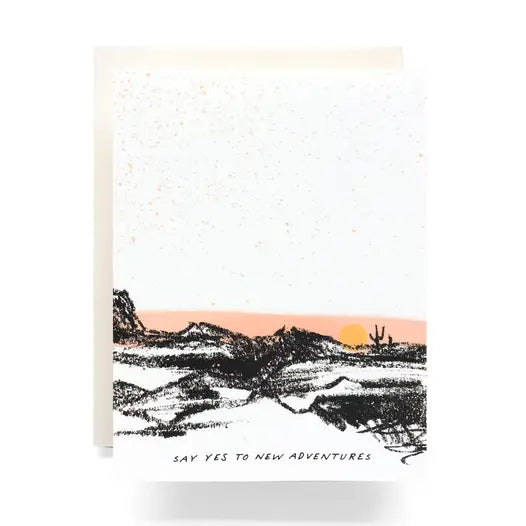 "Mountain Mail Magic" – A cozy greeting card featuring a serene mountain scene with dreamy outdoor vibes.

"Wanderlust Wishes Card" – Nature-inspired folded card with a scenic mountain landscape.

"Cozy Peaks Postcard" – Boutique-style mountain view card with a rustic, heartfelt feel.