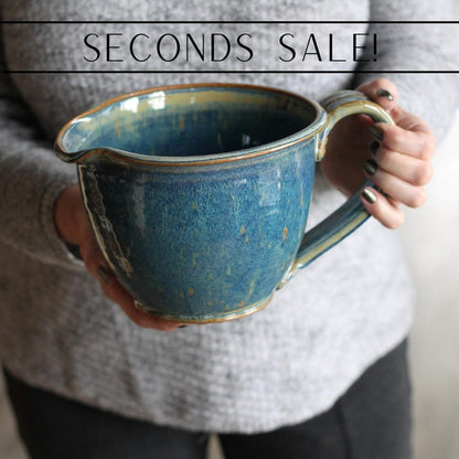 SECONDS SALE | Handmade Pottery | Large Batter Bowl image 0