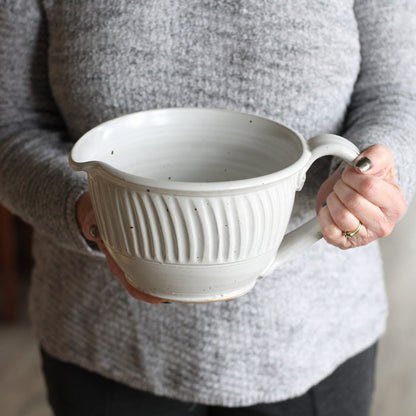 SECONDS SALE | Handmade Pottery | Large Batter Bowl image 1