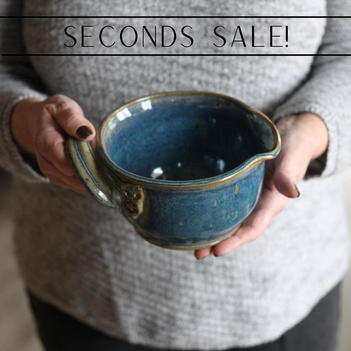 SECONDS SALE | Handmade Pottery | Small Batter Bowl (9 colors) image 0