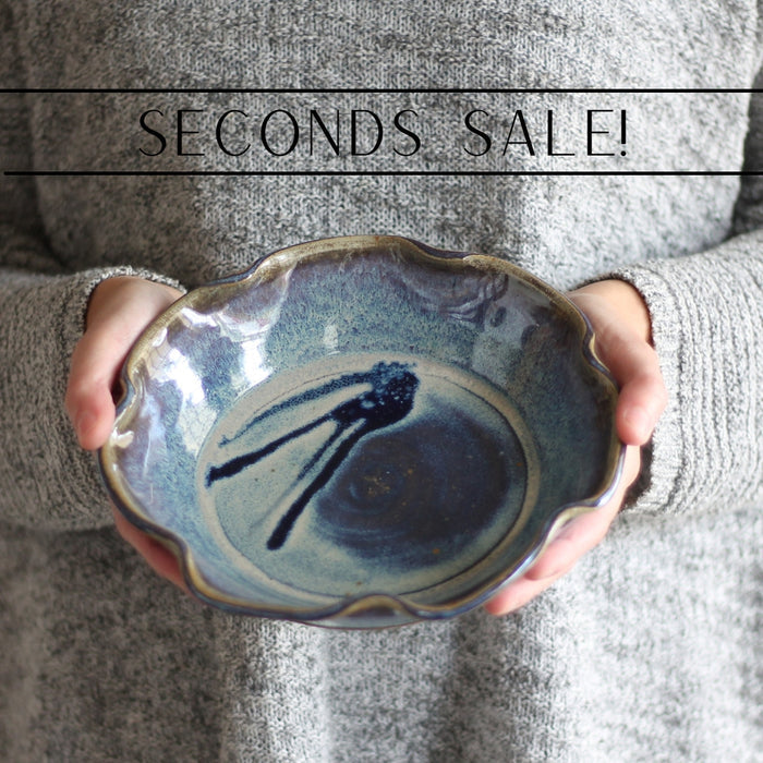 SECONDS SALE | Handmade Pottery | Small Pie Plate image 0