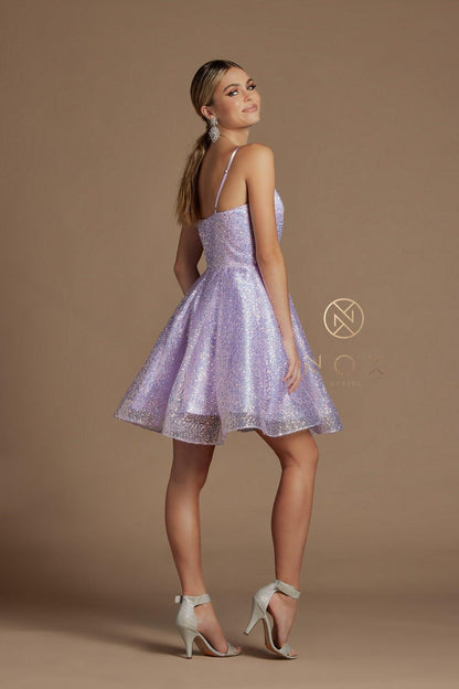 Sequins Cocktail Short Homecoming Dress
