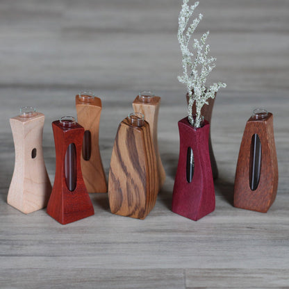 Small Wooden Bud Vase image 5