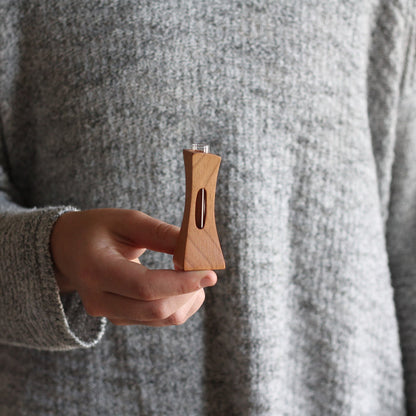 Small Wooden Bud Vase image 6
