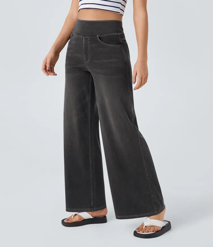 Solène - Relaxed Fit Wide Leg Jeans