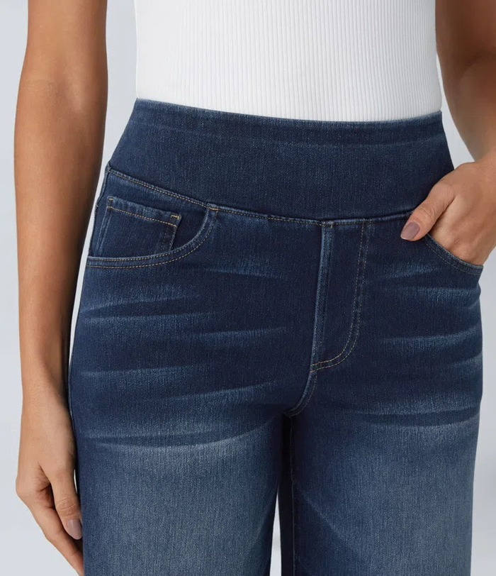 Solène - Relaxed Fit Wide Leg Jeans