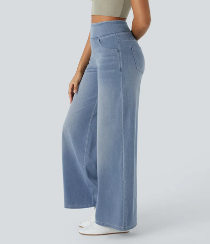 Solène - Relaxed Fit Wide Leg Jeans