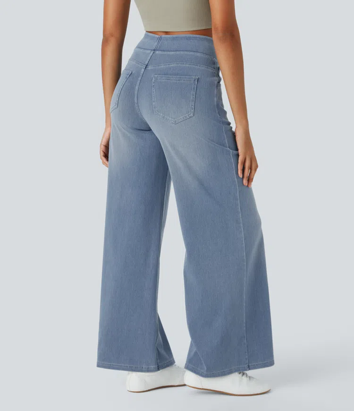 Solène - Relaxed Fit Wide Leg Jeans