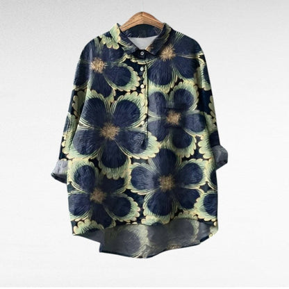 Solène | Elegant Floral Blouse