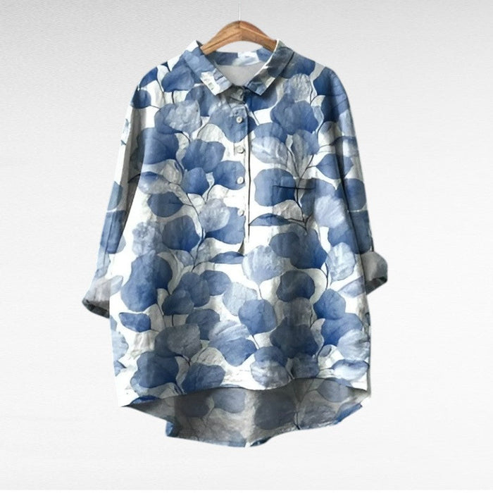 Solène | Elegant Floral Blouse