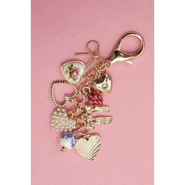 Strawberry Charm Keychain