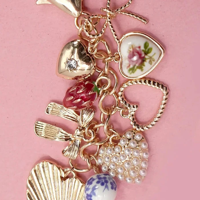 Strawberry Charm Keychain