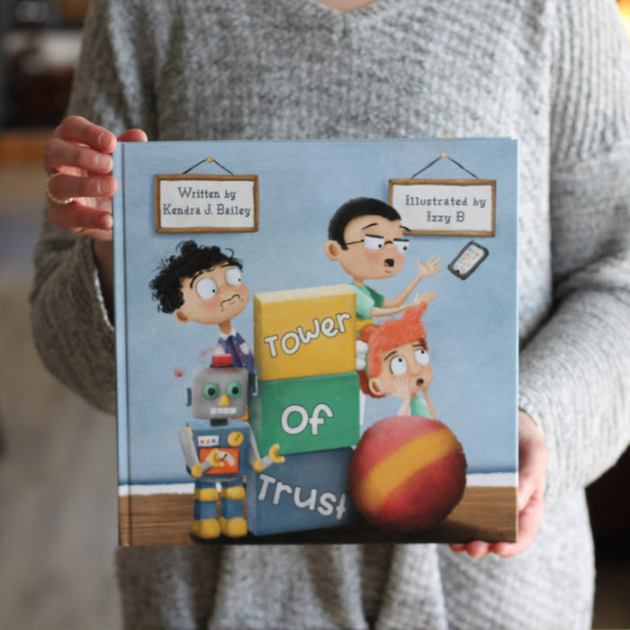 Tower of Trust | Author Kendra J. Bailey | Children's Book + Block Set image 7
