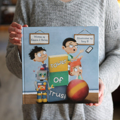 Tower of Trust | Author Kendra J. Bailey | Children's Book + Block Set image 7