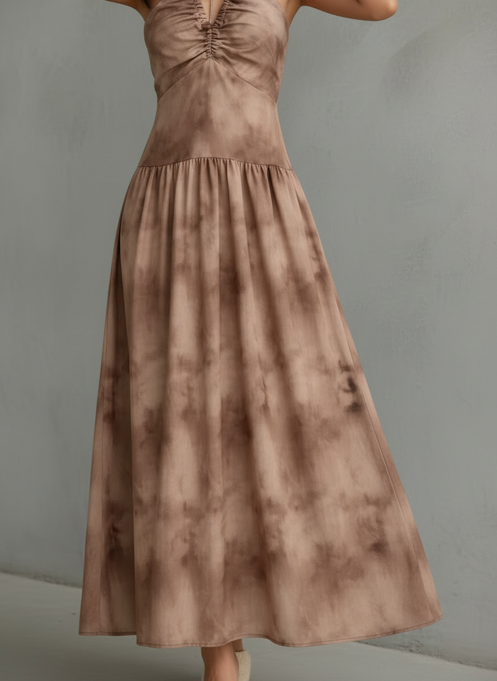 Valentina · Floral Maxi Dress with Off-Shoulder Shoulders