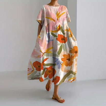 VALENTINA | Summer Dress with Flowers