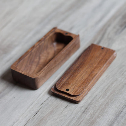Walnut Magnetic Snap-Lid Box image 2