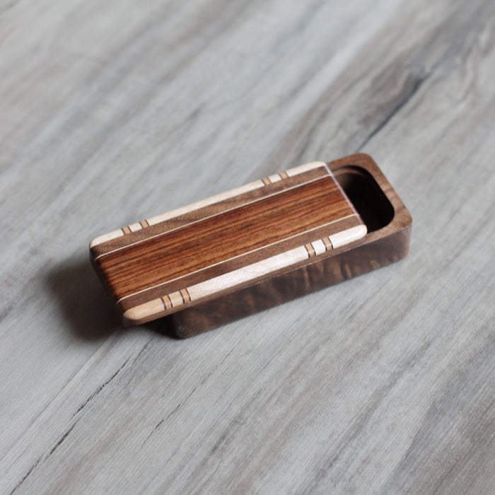 Walnut Magnetic Snap-Lid Box image 6