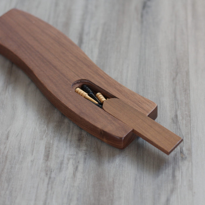 Wavy Cribbage Board | Walnut image 2