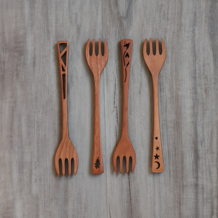 Wooden Forks | 4 Designs image 0