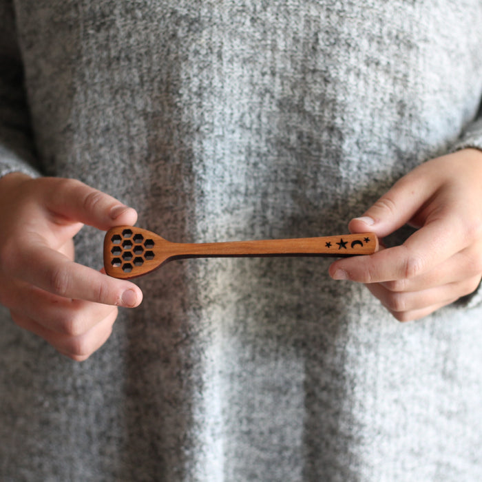 Wooden Honey Dipper | 4 Designs image 1
