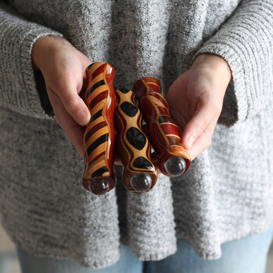 Wooden Inlay Teleidoscopes | 5.5 Inch and 4.5 Inch Collector's Item image 0