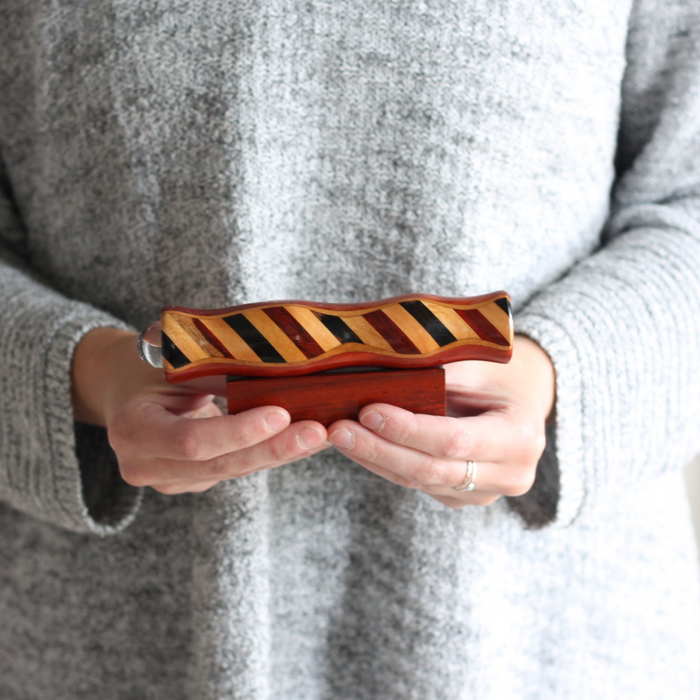 Wooden Inlay Teleidoscopes | 5.5 Inch and 4.5 Inch Collector's Item image 5