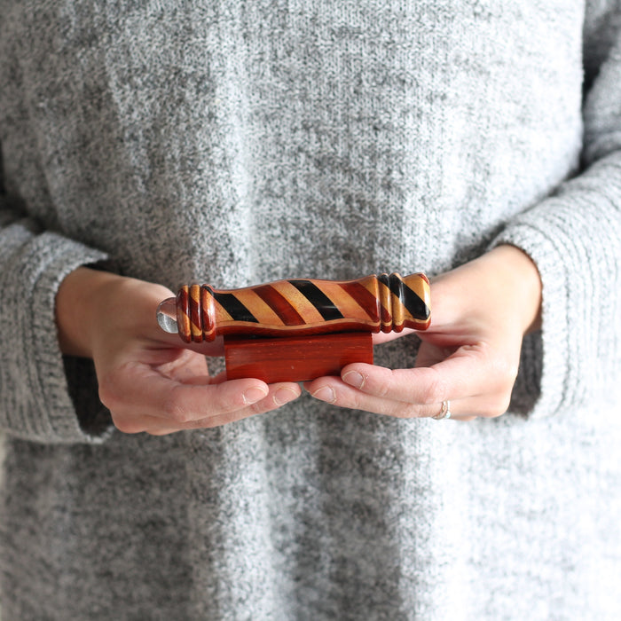 Wooden Inlay Teleidoscopes | 5.5 Inch and 4.5 Inch Collector's Item image 6