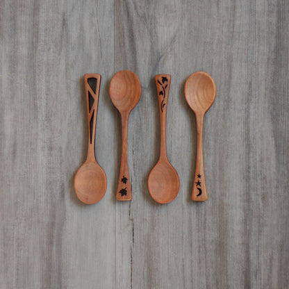Wooden Mini Spoons | 4 Designs image 0