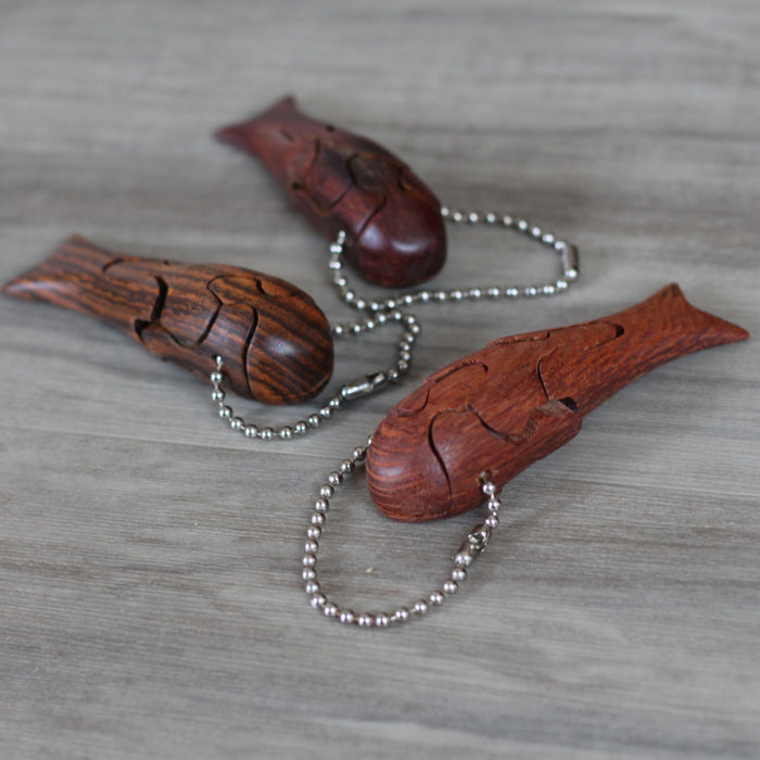 Wooden Whale Puzzle Keychain image 5