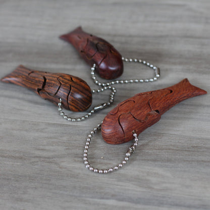 Wooden Whale Puzzle Keychain image 5