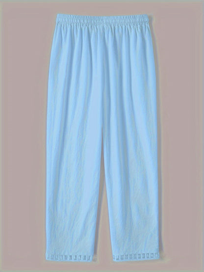 Wren – Relaxed Cropped Pants with Contrast Details