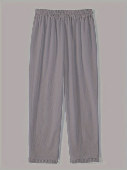 Wren – Relaxed Cropped Pants with Contrast Details