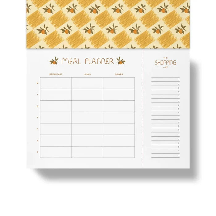 Yellow Meal Planner