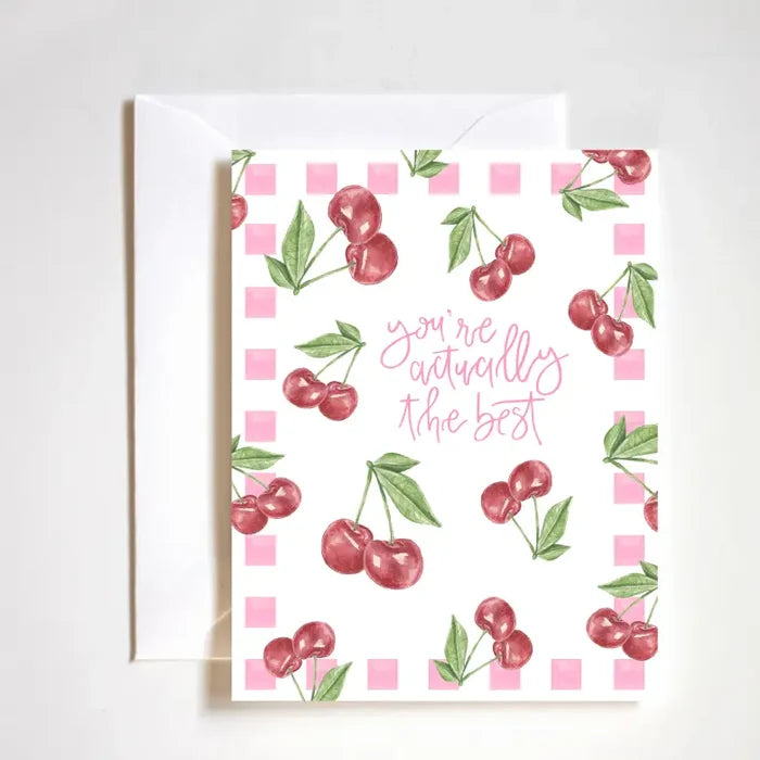 "You're Actually the Best Card" – A2 card with hand-lettered message and luxe textured paper

"Appreciation Greeting Card" – Boutique thank-you card perfect for everyday gratitude

"Simple Thank You Card" – Warm, heartfelt card with hand-painted text and white envelope
